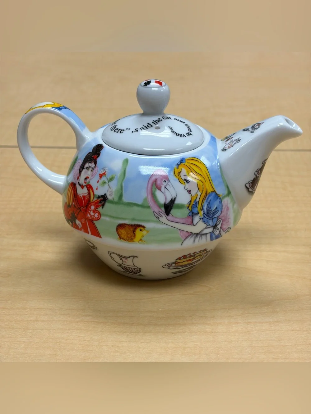 Paul Cardew Alice in Wonderland Tea For One Set Teapot & Cup Cardew Design